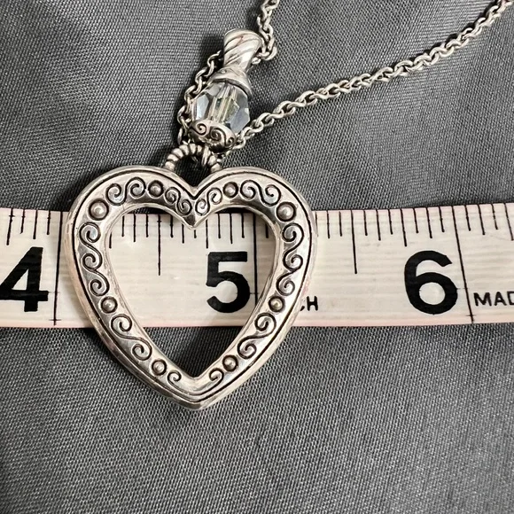 Brighton Reversible Heart Pendant, Necklace, and Earrings - Picture 8 of 8